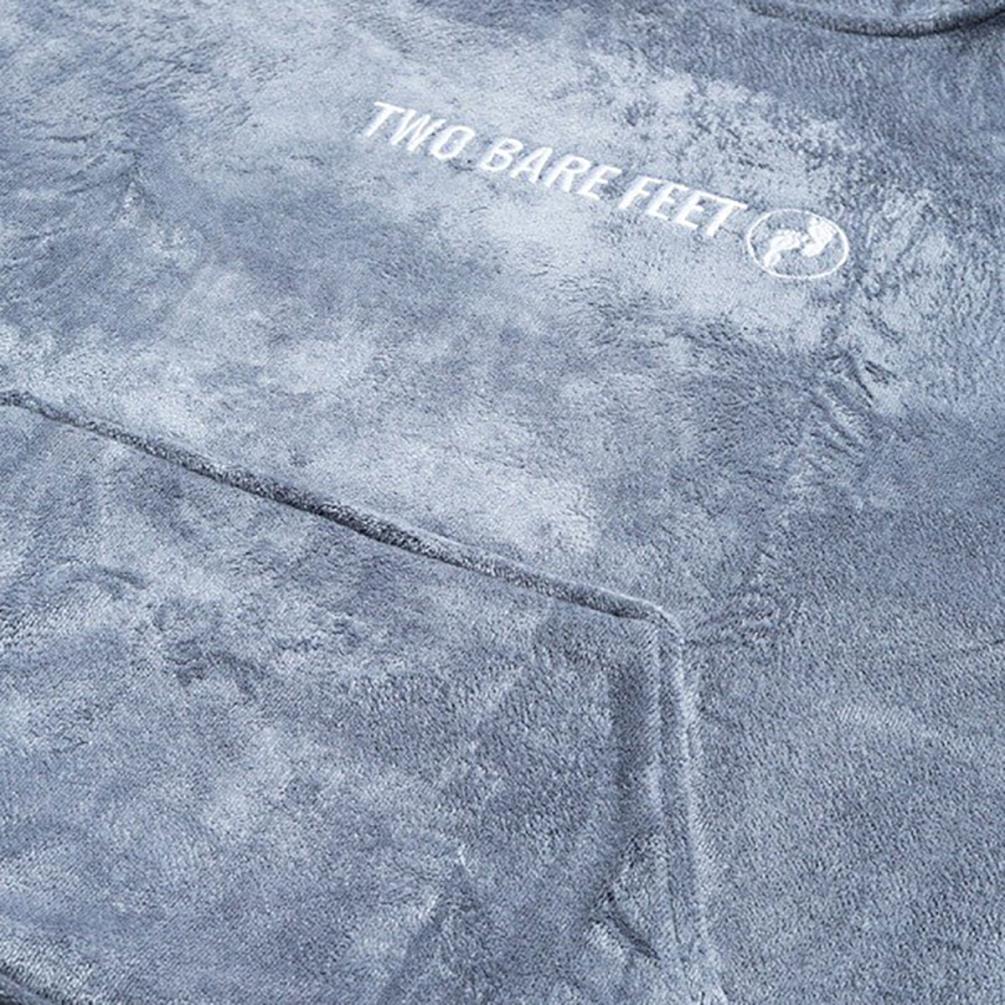 Two Bare Feet Towelling Changing Robe - Grey Extra Image 2